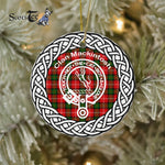 MacKintosh Clan Tartan Crest Badge Plaid Ornament Gift. Christmas Tree Ornament Tartan Ornament Great Christmas Ornaments Gift - Scotstee Shop