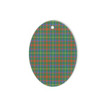 MacKintosh Hunting Ancient Tartan Oval Ornaments, Christmas Tree Ornament, Plaid Christmas Ornaments, Ceramic Oval Christmas Tree Decoration, Tartan Oval Ornaments, Christmas Tree Ornament, Plaid Christmas Ornaments, Ceramic Oval Christmas Tree Decoration