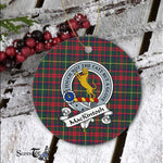 MacKintosh Scottish Clan Badge Plaid Ornament Gift. Christmas Tree Ornament MacKintosh Clan Tartan Ornament Great Christmas Ornaments Gift - Scotstee Shop