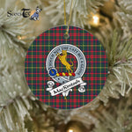MacKintosh Scottish Clan Badge Plaid Ornament Gift. Christmas Tree Ornament MacKintosh Clan Tartan Ornament Great Christmas Ornaments Gift - Scotstee Shop