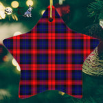 MacLachlan Modern Tartan Ornament Star Ornament, Christmas Star Decorations, ceramic ornament, Plaid Star Ceramic Ornament, Christmas Ornament Decorations Gift
