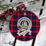 MacLachlan Scottish Clan Badge Plaid Ornament Gift. Christmas Tree Ornament MacLachlan Clan Tartan Ornament Great Christmas Ornaments Gift - Scotstee Shop