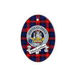 MacLachlan Scottish Clan Badge Plaid Ornament Gift. Christmas Tree Ornament MacLachlan Tartan Ornament,  ceramic ornament, personalized christmas ornaments, christmas tree ornaments, christmas door decorations, Plaid Ornament, Tartan Ceramic Ornament