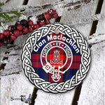 MacLachlan Scottish Clan Tartan Crest Badge Old Plaid Ornament Gift. Christmas Tree Ornament Tartan Ornament Great Christmas Ornaments Gift - Scotstee Shop