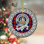 MacLachlan Tartan Ornament,  ceramic ornament, personalized christmas ornaments, christmas tree ornaments, christmas door decorations, Plaid Ornament, Tartan Ceramic Ornament