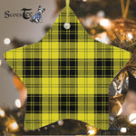 MacLachlan Tartan Ornament Star Ornament, Christmas Star Decorations, ceramic ornament, Plaid Star Ceramic Ornament, Christmas Ornament Decorations Gift