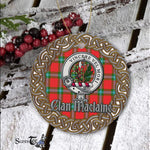MacLaine Celtic Circle Plaid Ornament Gift. Christmas Tree Ornament Tartan Ornament Great Christmas Ornaments Gift - Scotstee Shop