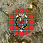 MacLaine Of Lochbuie Scottish Clan Plaid Ornament Gift. Christmas Tree Ornament MacLaine Of Lochbuie Clan Tartan Ornament Great Christmas Ornaments Gift - Scotstee Shop