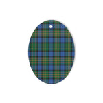MacLaren Ancient Tartan Oval Ornaments, Christmas Tree Ornament, Plaid Christmas Ornaments, Ceramic Oval Christmas Tree Decoration, Tartan Oval Ornaments, Christmas Tree Ornament, Plaid Christmas Ornaments, Ceramic Oval Christmas Tree Decoration