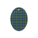 MacLaren Ancient Tartan Oval Ornaments, Christmas Tree Ornament, Plaid Christmas Ornaments, Ceramic Oval Christmas Tree Decoration, Tartan Oval Ornaments, Christmas Tree Ornament, Plaid Christmas Ornaments, Ceramic Oval Christmas Tree Decoration