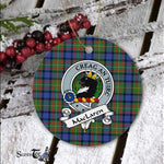MacLaren Scottish Clan Badge Plaid Ornament Gift. Christmas Tree Ornament MacLaren Clan Tartan Ornament Great Christmas Ornaments Gift - Scotstee Shop