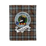 Maclaren Tartan Blanket Plaid Blanket MacLaren Weathered Clan Badge Tartan Blanket Scottish Plaid Throw Blanket Tartan Plaid Fleece Blanket - Scotstee Shop