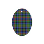MacLaren Tartan Oval Ornaments, Christmas Tree Ornament, Plaid Christmas Ornaments, Ceramic Oval Christmas Tree Decoration, Tartan Oval Ornaments, Christmas Tree Ornament, Plaid Christmas Ornaments, Ceramic Oval Christmas Tree Decoration