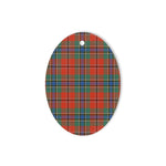 MacLean Of Duart Ancient Tartan Oval Ornaments, Christmas Tree Ornament, Plaid Christmas Ornaments, Ceramic Oval Christmas Tree Decoration, Tartan Oval Ornaments, Christmas Tree Ornament, Plaid Christmas Ornaments, Ceramic Oval Christmas Tree Decoration