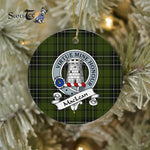 MacLean Scottish Clan Badge Plaid Ornament Gift. Christmas Tree Ornament MacLean Clan Tartan Ornament Great Christmas Ornaments Gift - Scotstee Shop