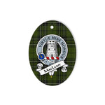 MacLean Scottish Clan Badge Plaid Ornament Gift. Christmas Tree Ornament MacLean Tartan Ornament,  ceramic ornament, personalized christmas ornaments, christmas tree ornaments, christmas door decorations, Plaid Ornament, Tartan Ceramic Ornament
