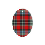 MacLeay Tartan Oval Ornaments, Christmas Tree Ornament, Plaid Christmas Ornaments, Ceramic Oval Christmas Tree Decoration, Tartan Oval Ornaments, Christmas Tree Ornament, Plaid Christmas Ornaments, Ceramic Oval Christmas Tree Decoration
