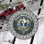 MacLellan Clan Tartan Crest Badge Plaid Ornament Gift. Christmas Tree Ornament Tartan Ornament Great Christmas Ornaments Gift - Scotstee Shop