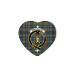MacLellan Scottish Clan Plaid Ornament Gift. Christmas Tree Ornament MacLellan Clan Tartan Ornament Great Christmas Ornaments Gift Heart Ornament - Scotstee Shop