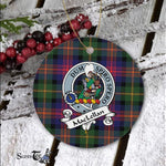 MacLennan Scottish Clan Badge Plaid Ornament Gift. Christmas Tree Ornament MacLennan Clan Tartan Ornament Great Christmas Ornaments Gift - Scotstee Shop