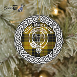 MacLeod Ancient Clan Tartan Crest Badge Plaid Ornament Gift. Christmas Tree Ornament Tartan Ornament Great Christmas Ornaments Gift - Scotstee Shop