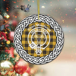 MacLeod Clan Tartan Crest Badge Plaid Ornament Gift. Christmas Tree Ornament Tartan Ornament Great Christmas Ornaments Gift - Scotstee Shop
