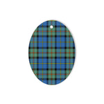 MacLeod Of Harris Ancient Tartan Oval Ornaments, Christmas Tree Ornament, Plaid Christmas Ornaments, Ceramic Oval Christmas Tree Decoration, Tartan Oval Ornaments, Christmas Tree Ornament, Plaid Christmas Ornaments, Ceramic Oval Christmas Tree Decoration