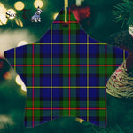 MacLeod Of Harris Modern Tartan Ornament Star Ornament, Christmas Star Decorations, ceramic ornament, Plaid Star Ceramic Ornament, Christmas Ornament Decorations Gift
