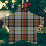 MacLeod Of Harris Weathered Tartan Ornament Star Ornament, Christmas Star Decorations, ceramic ornament, Plaid Star Ceramic Ornament, Christmas Ornament Decorations Gift