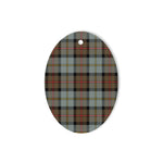MacLeod Of Harris Weathered Tartan Oval Ornaments, Christmas Tree Ornament, Plaid Christmas Ornaments, Ceramic Oval Christmas Tree Decoration, Tartan Oval Ornaments, Christmas Tree Ornament, Plaid Christmas Ornaments, Ceramic Oval Christmas Tree Decoration
