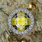 MacLeod Of Lewis Clan Tartan Crest Badge Plaid Ornament Gift. Christmas Tree Ornament Tartan Ornament Great Christmas Ornaments Gift - Scotstee Shop