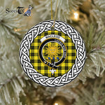 MacLeod Of Lewis Tartan Ornament,  ceramic ornament, personalized christmas ornaments, christmas tree ornaments, christmas door decorations, Plaid Ornament, Tartan Ceramic Ornament
