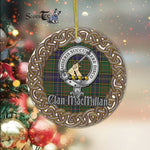 MacMillan Celtic Circle Plaid Ornament Gift. Christmas Tree Ornament Tartan Ornament Great Christmas Ornaments Gift - Scotstee Shop