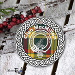 MacMillan Clan Tartan Crest Badge Old Plaid Ornament Gift. Christmas Tree Ornament Tartan Ornament Great Christmas Ornaments Gift - Scotstee Shop