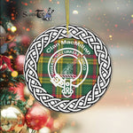 MacMillan Clan Tartan Crest Badge Plaid Ornament Gift. Christmas Tree Ornament Tartan Ornament Great Christmas Ornaments Gift - Scotstee Shop