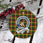 MacMillan Scottish Clan Badge Plaid Ornament Gift. Christmas Tree Ornament MacMillan Clan Tartan Ornament Great Christmas Ornaments Gift - Scotstee Shop