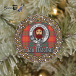 MacNab Celtic Circle Plaid Ornament Gift. Christmas Tree Ornament Tartan Ornament Great Christmas Ornaments Gift - Scotstee Shop