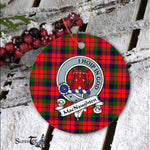 MacNaughten Scottish Clan Badge Plaid Ornament Gift. Christmas Tree Ornament MacNaughten Clan Tartan Ornament Great Christmas Ornaments Gift - Scotstee Shop