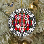 MacNaughton Clan Tartan Crest Badge Plaid Ornament Gift. Christmas Tree Ornament Tartan Ornament Great Christmas Ornaments Gift - Scotstee Shop