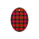 MacNaughton Tartan Oval Ornaments, Christmas Tree Ornament, Plaid Christmas Ornaments, Ceramic Oval Christmas Tree Decoration, Tartan Oval Ornaments, Christmas Tree Ornament, Plaid Christmas Ornaments, Ceramic Oval Christmas Tree Decoration