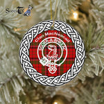 MacNeacail Clan Tartan Crest Badge Plaid Ornament Gift. Christmas Tree Ornament Tartan Ornament Great Christmas Ornaments Gift - Scotstee Shop