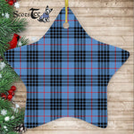 MacNeill Of Barra Tartan Ornament Star Ornament, Christmas Star Decorations, ceramic ornament, Plaid Star Ceramic Ornament, Christmas Ornament Decorations Gift