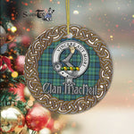 MacNeill Of Colonsay Celtic Circle Plaid Ornament Gift. Christmas Tree Ornament Tartan Ornament Great Christmas Ornaments Gift - Scotstee Shop
