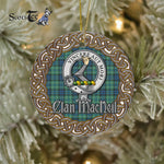 MacNeill Of Colonsay Celtic Circle Plaid Ornament Gift. Christmas Tree Ornament Tartan Ornament Great Christmas Ornaments Gift - Scotstee Shop