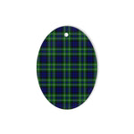 MacNeill Of Colonsay Hunting Tartan Oval Ornaments, Christmas Tree Ornament, Plaid Christmas Ornaments, Ceramic Oval Christmas Tree Decoration, Tartan Oval Ornaments, Christmas Tree Ornament, Plaid Christmas Ornaments, Ceramic Oval Christmas Tree Decoration