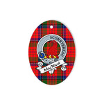 MacNicol of Scorrybreac Scottish Clan Badge Plaid Ornament Gift. Christmas Tree Ornament MacNicol Tartan Ornament,  ceramic ornament, personalized christmas ornaments, christmas tree ornaments, christmas door decorations, Plaid Ornament, Tartan Ceramic Ornament