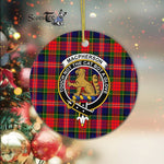 Macpherson Scottish Clan Plaid Ornament Gift. Christmas Tree Ornament Macpherson Clan Tartan Ornament Great Christmas Ornaments Gift - Scotstee Shop