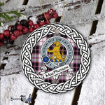 MacPherson Tartan Ornament,  ceramic ornament, personalized christmas ornaments, christmas tree ornaments, christmas door decorations, Plaid Ornament, Tartan Ceramic Ornament