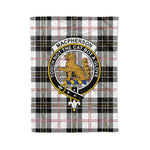 Macpherson Tartan Blanket Plaid Blanket MacPherson Clan Crest Badge Tartan Blanket Scottish Plaid Throw Blanket Tartan Plaid Fleece Blanket - Scotstee Shop