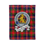 Macpherson Tartan Blanket Plaid Blanket MacPherson Modern Clan Badge Tartan Blanket Scottish Plaid Throw Blanket Tartan Plaid Fleece Blanket - Scotstee Shop